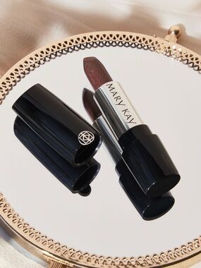 Mary Kay Satin Lipstick - Semi-Shine Downtown Brown